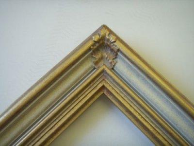 2_'' REEDED RED CREAM LGW PICTURE FRAME
